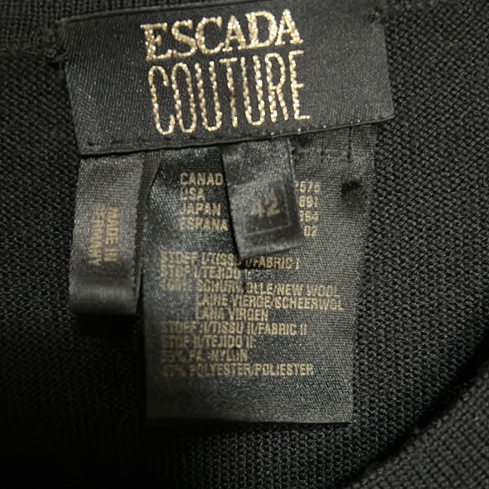 Escada Couture sweater set - Picture 3 of 4